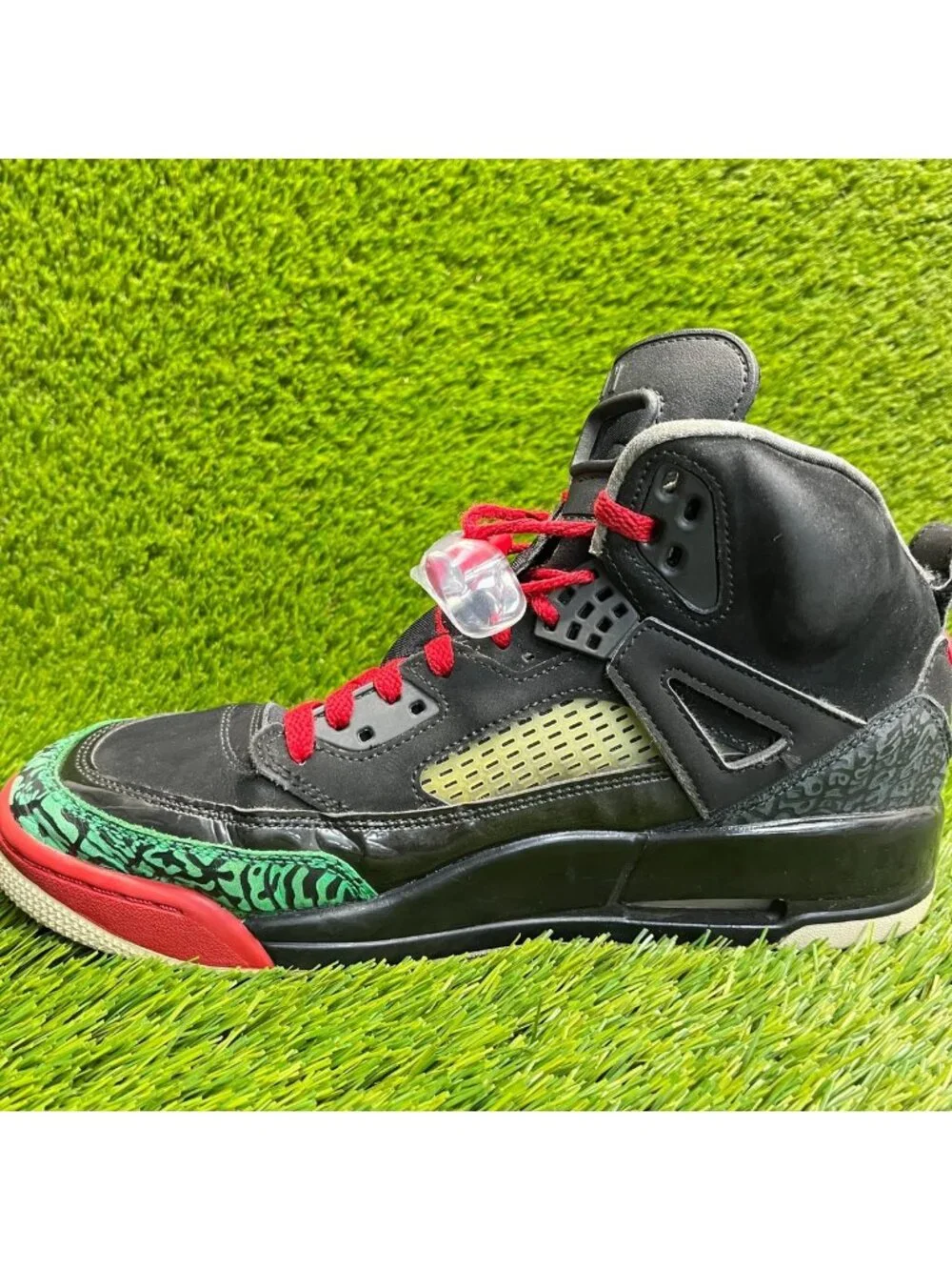 Nike Air Jordan Spizike Mens Size 9 Black Red Athletic Basketball Shoes Sneakers